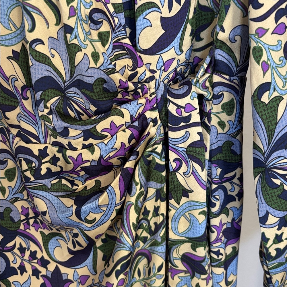 Nwt Zara Multicolor Long Sleeve Dress gorgeous colors - Picture 5 of 6